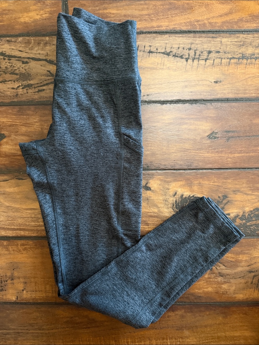 aerie Like New Dark Heathered Gray Leggings With Pockets